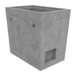 Pit Concrete 1000x600x1000x90mm NSW Rail Knockouts Class D ...