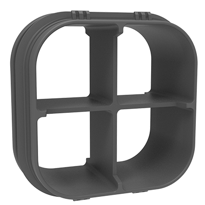 MULTIduct™ 4 Way Double Socket - Infrastructure Products Australia